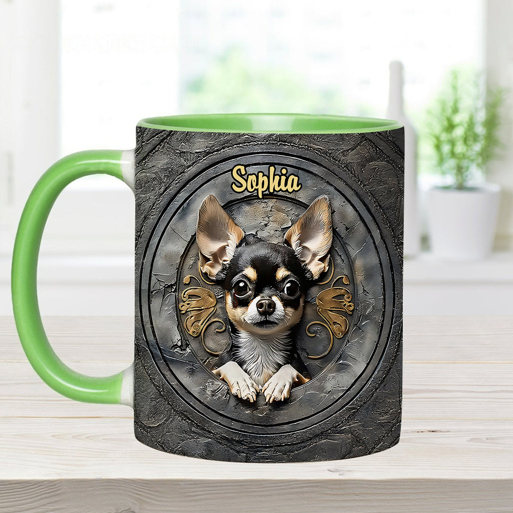 Niedlicher Chihuahua - Personalisierte Tasse mit Chihuahua-Motiv