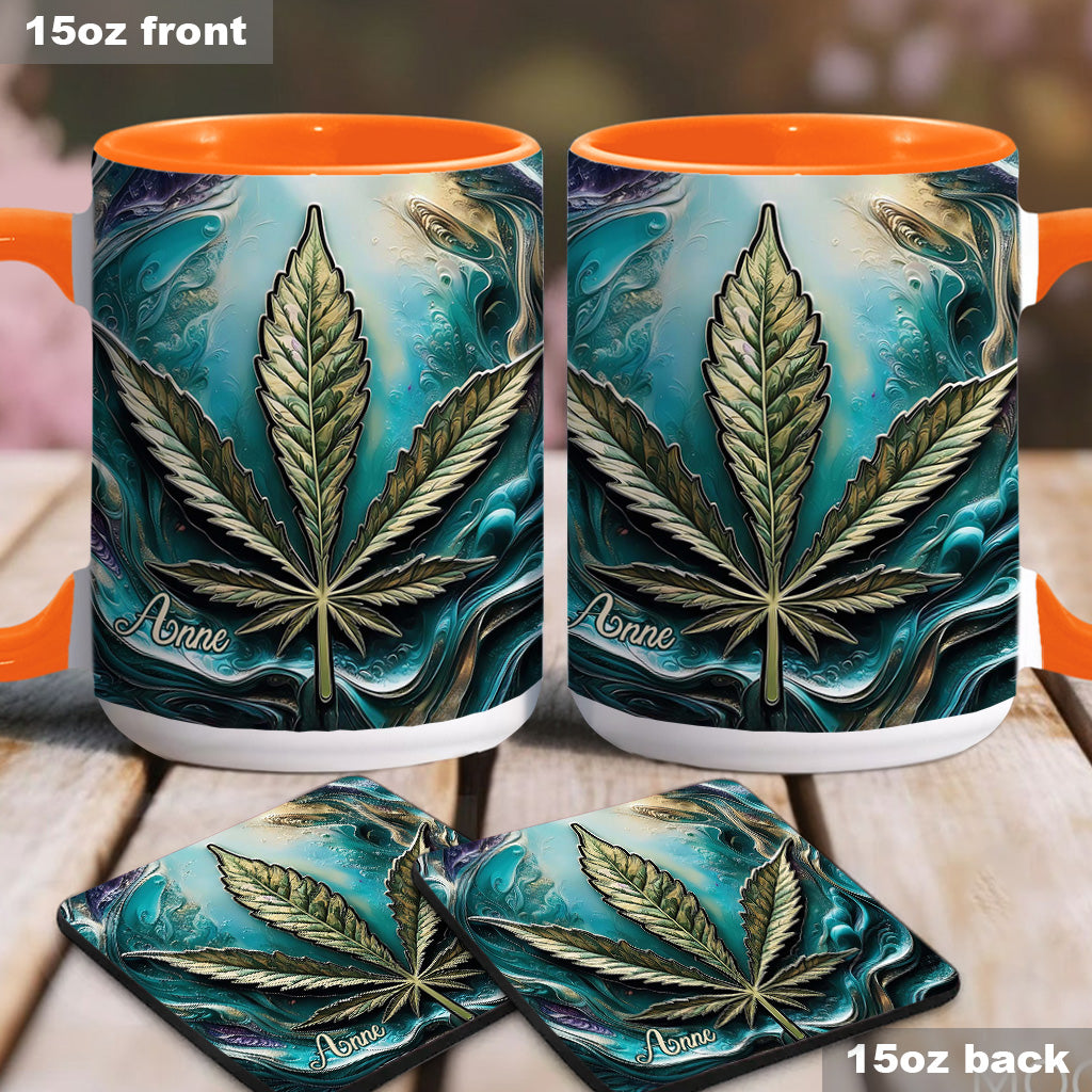Psychedelic - Personalized Weed Accent Mug