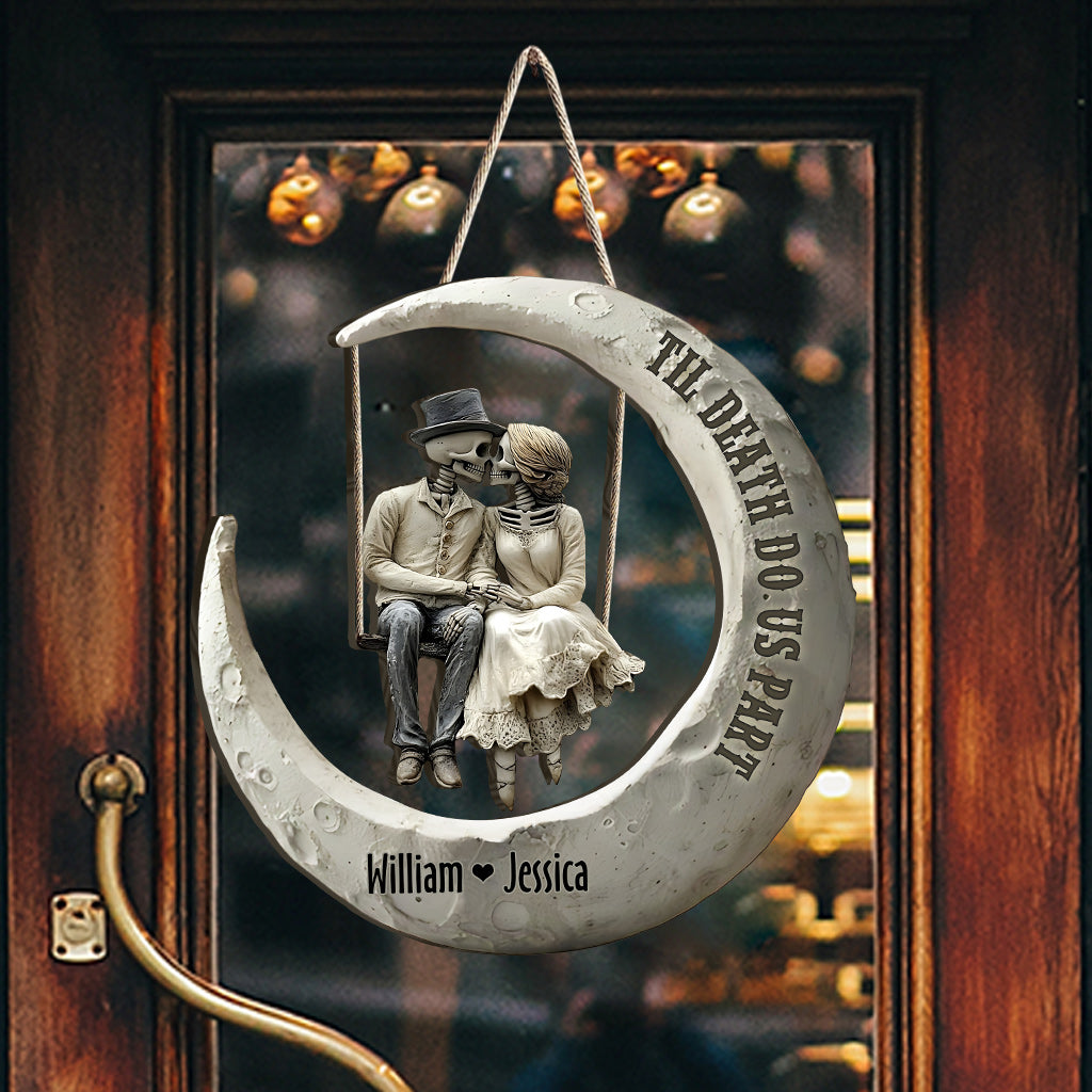 Til Death Do Us Part - Personalized Couple Pallet Wood Sign