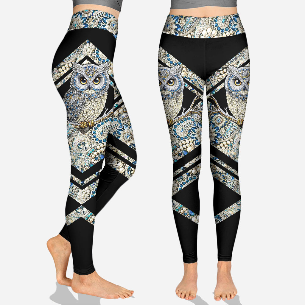 Beautiful Owl - Personalized Owl Hoodie and Leggings