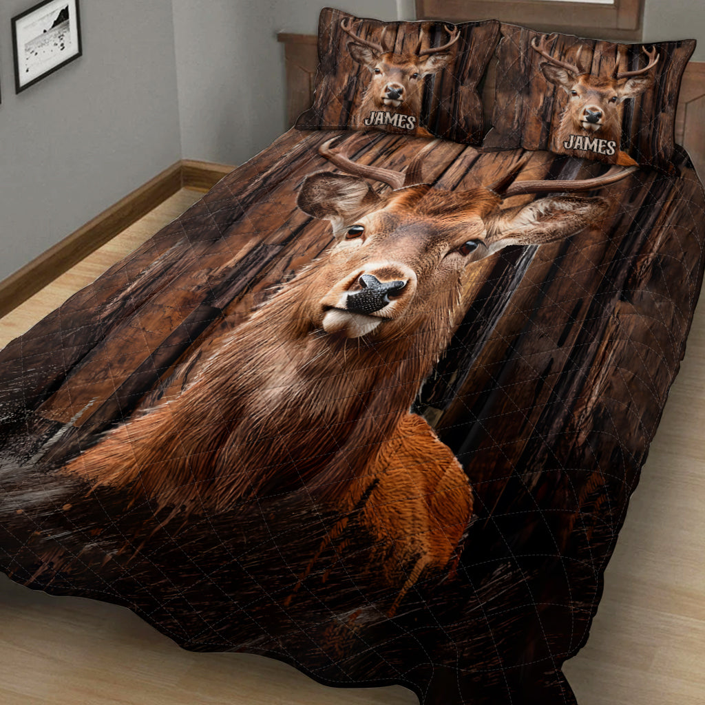 Love Hunting - Personalized Hunting Quilt Set