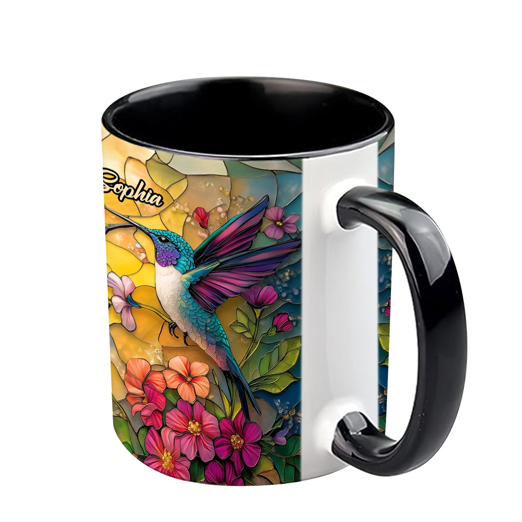 Mug personnalisé à motif colibri - Magnifique colibri