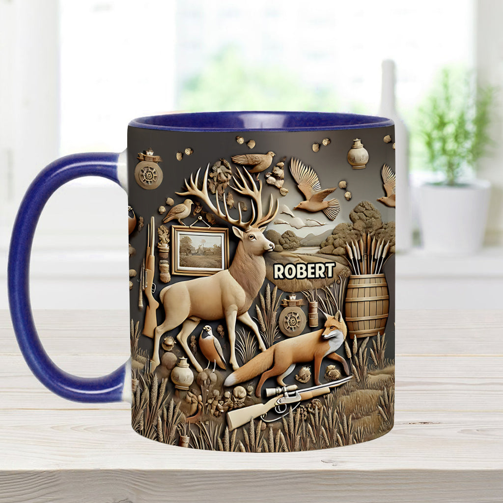 Silent Night - Personalized Hunting Accent Mug