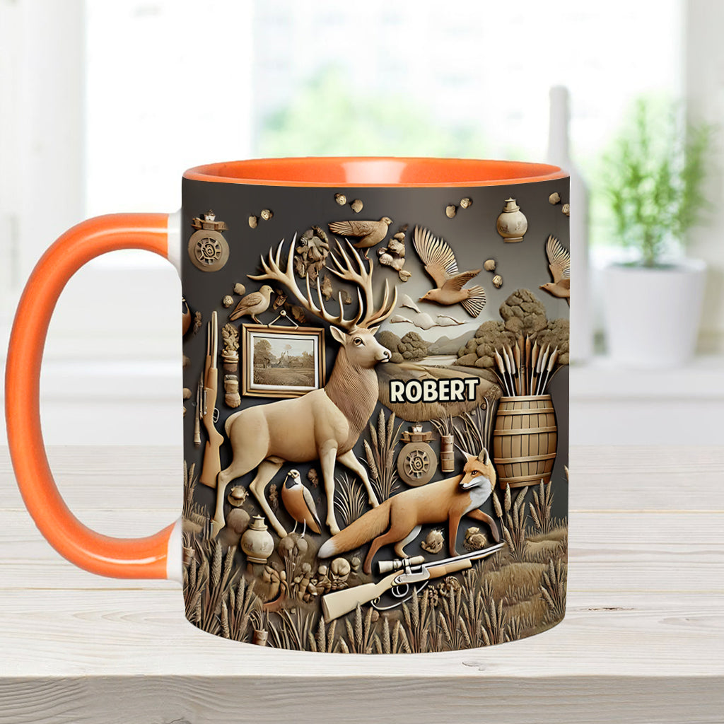 Silent Night - Personalized Hunting Accent Mug