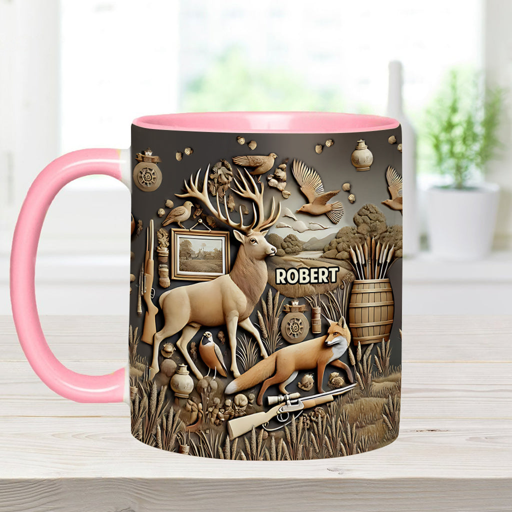Silent Night - Personalized Hunting Accent Mug