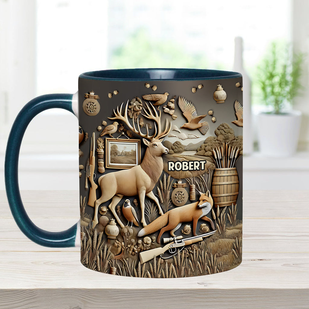 Silent Night - Personalized Hunting Accent Mug