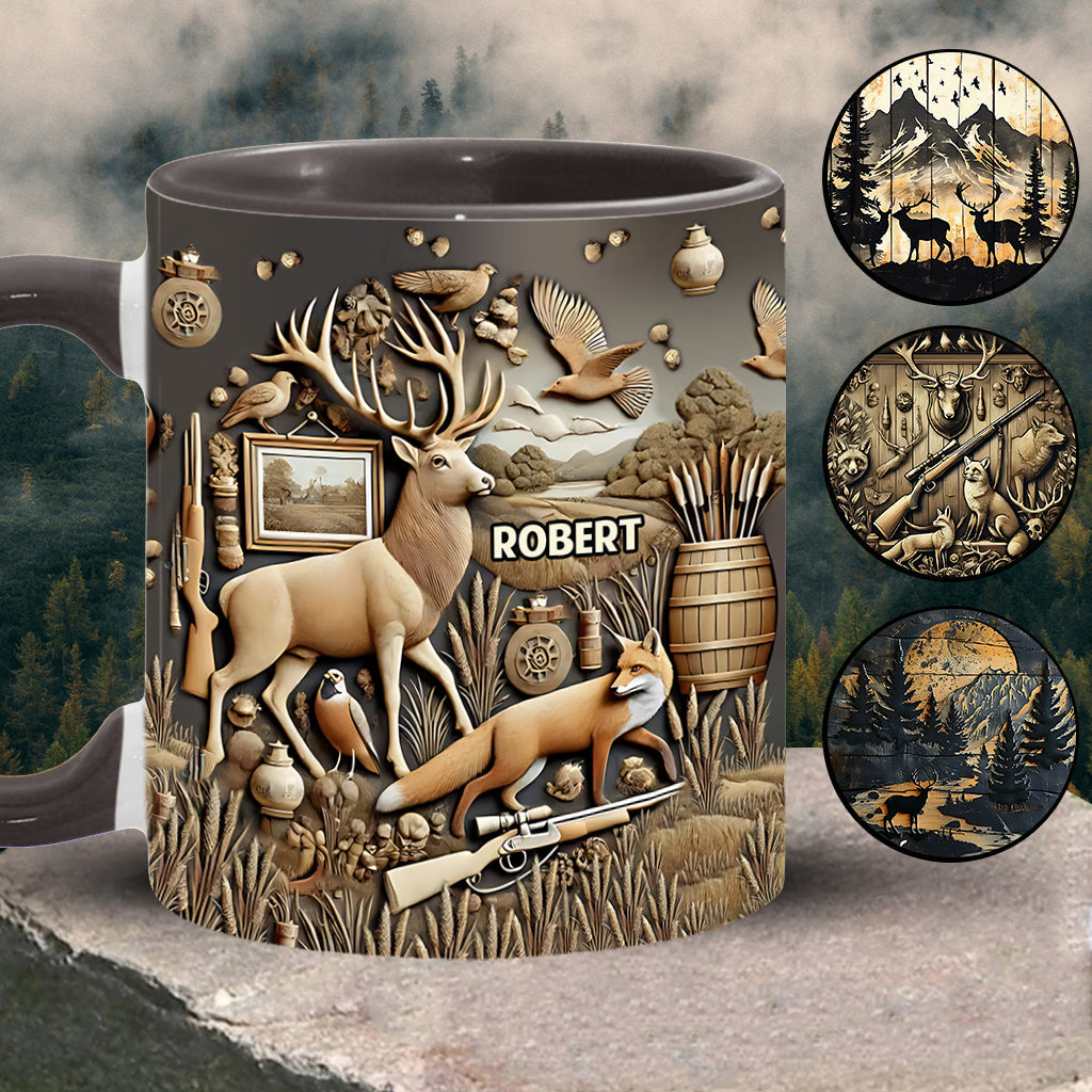 Silent Night - Personalized Hunting Accent Mug
