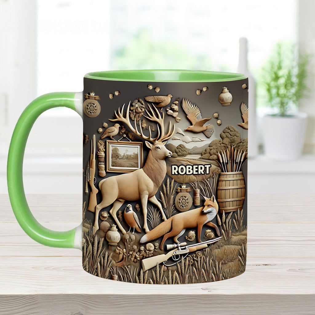 Silent Night - Personalized Hunting Accent Mug