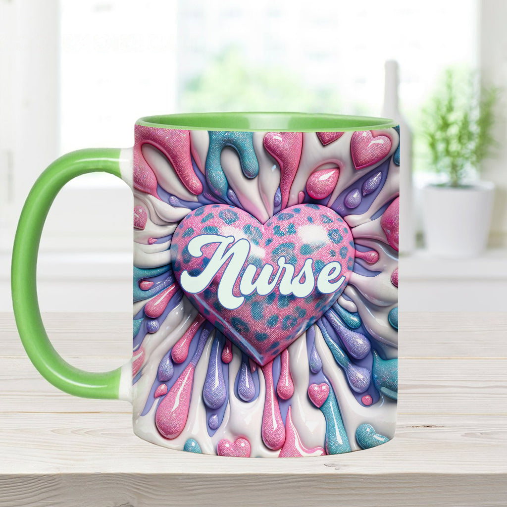 I Love My Job - Personalized Colleague Accent Mug