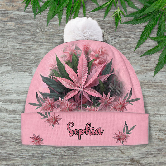 Pink Stoner - Personalisierte Weed-Mütze