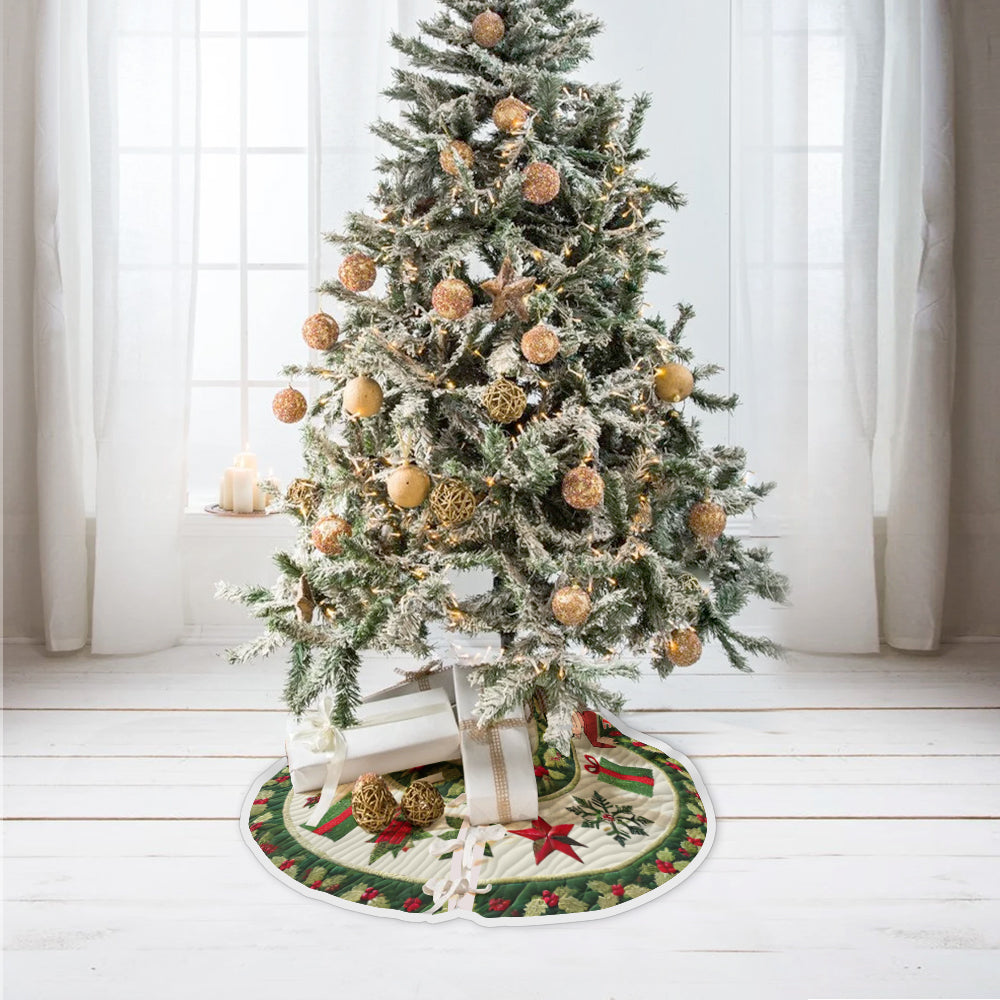 Family Christmas Harmony - Personalized Family Tree Skirt