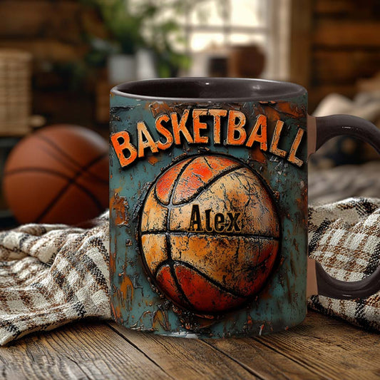 Mug personnalisé Basketball For Life - À l'effigie du basketball