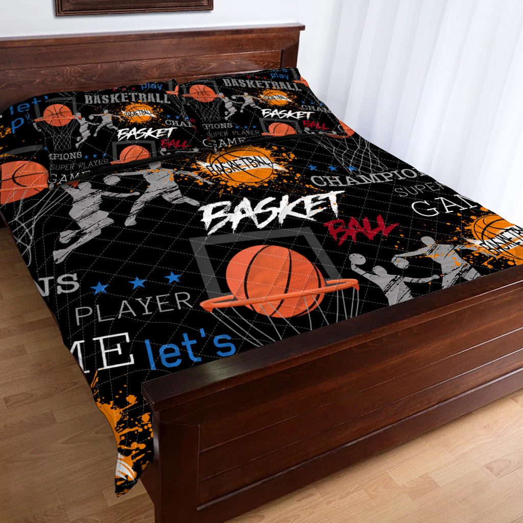 Basketballfan - Personalisiertes Basketball-Bettwäscheset