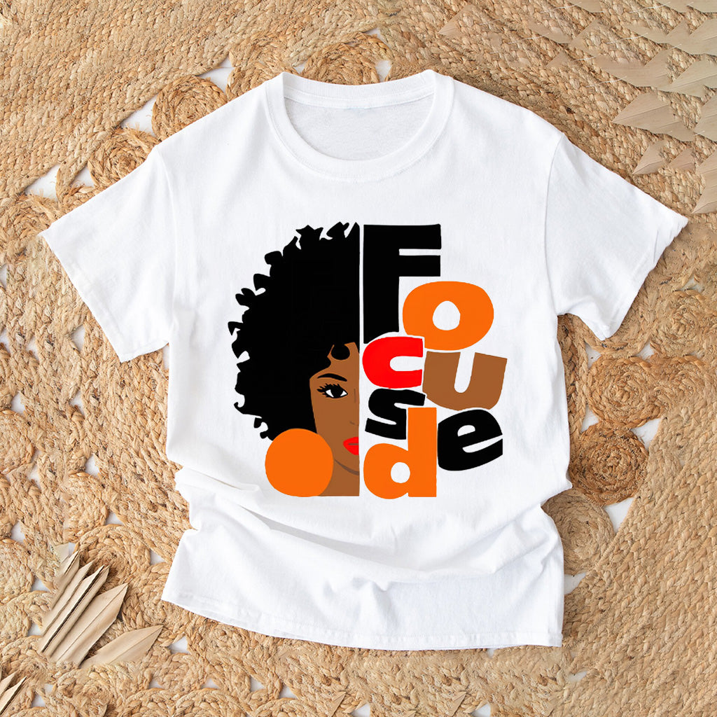 Focused – T-Shirt und Hoodie für Afroamerikaner