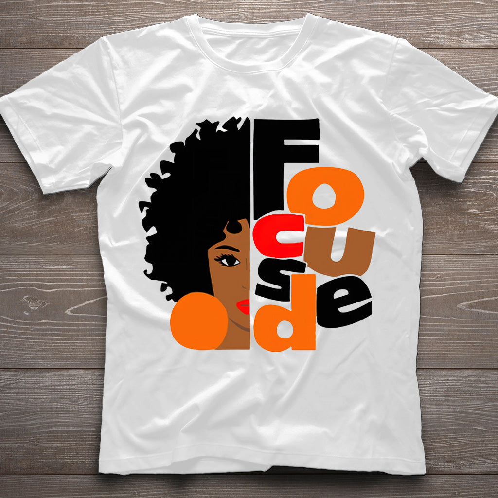 Focused – T-Shirt und Hoodie für Afroamerikaner