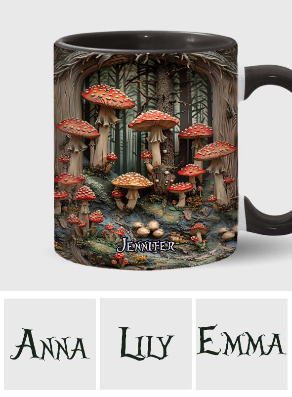 Into The Forest - Personalized Camping Accent Mug