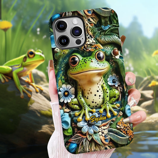 Coque de téléphone personnalisée « Grenouilles » - Motif grenouille intégral