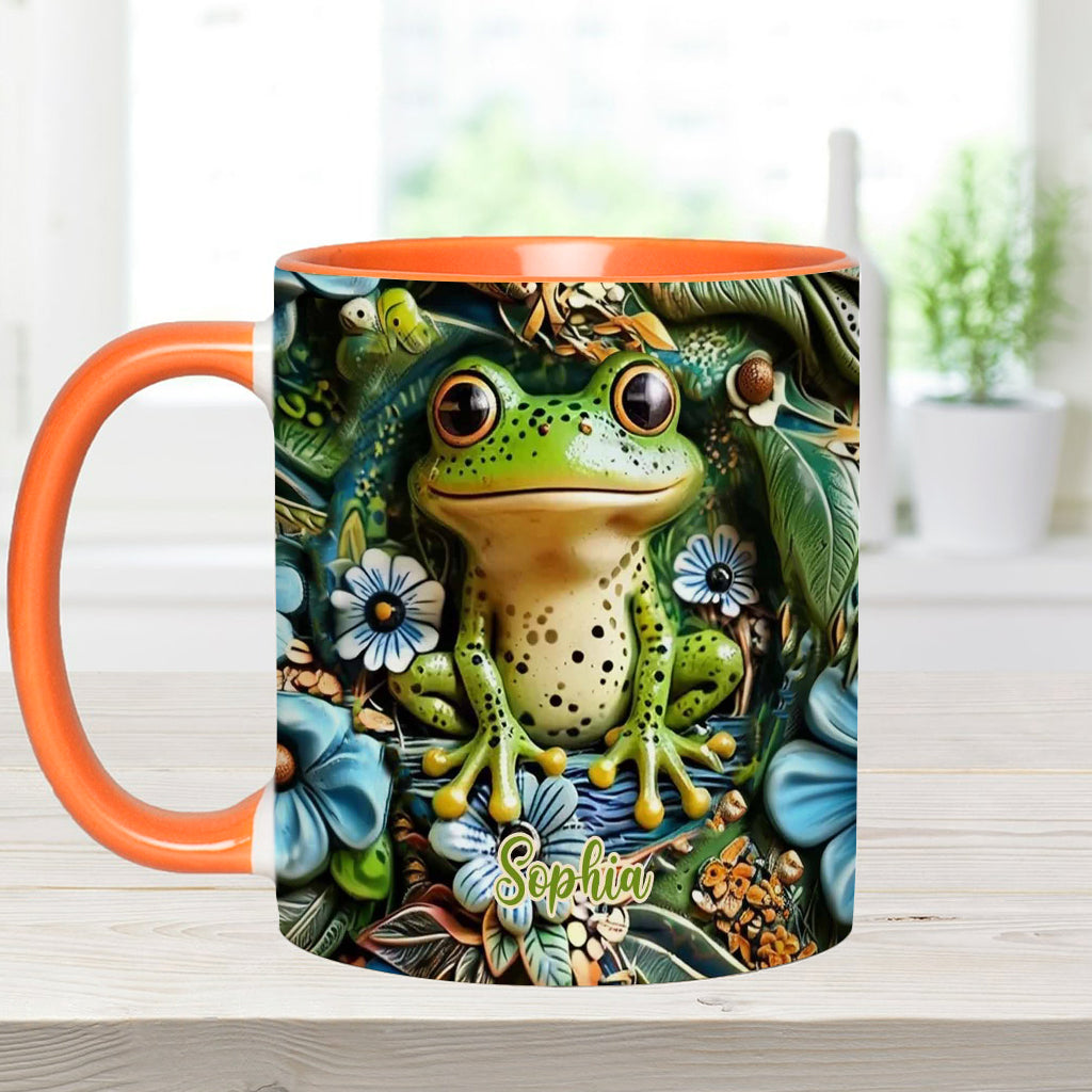 Love Frogs - Personalized Frog Accent Mug