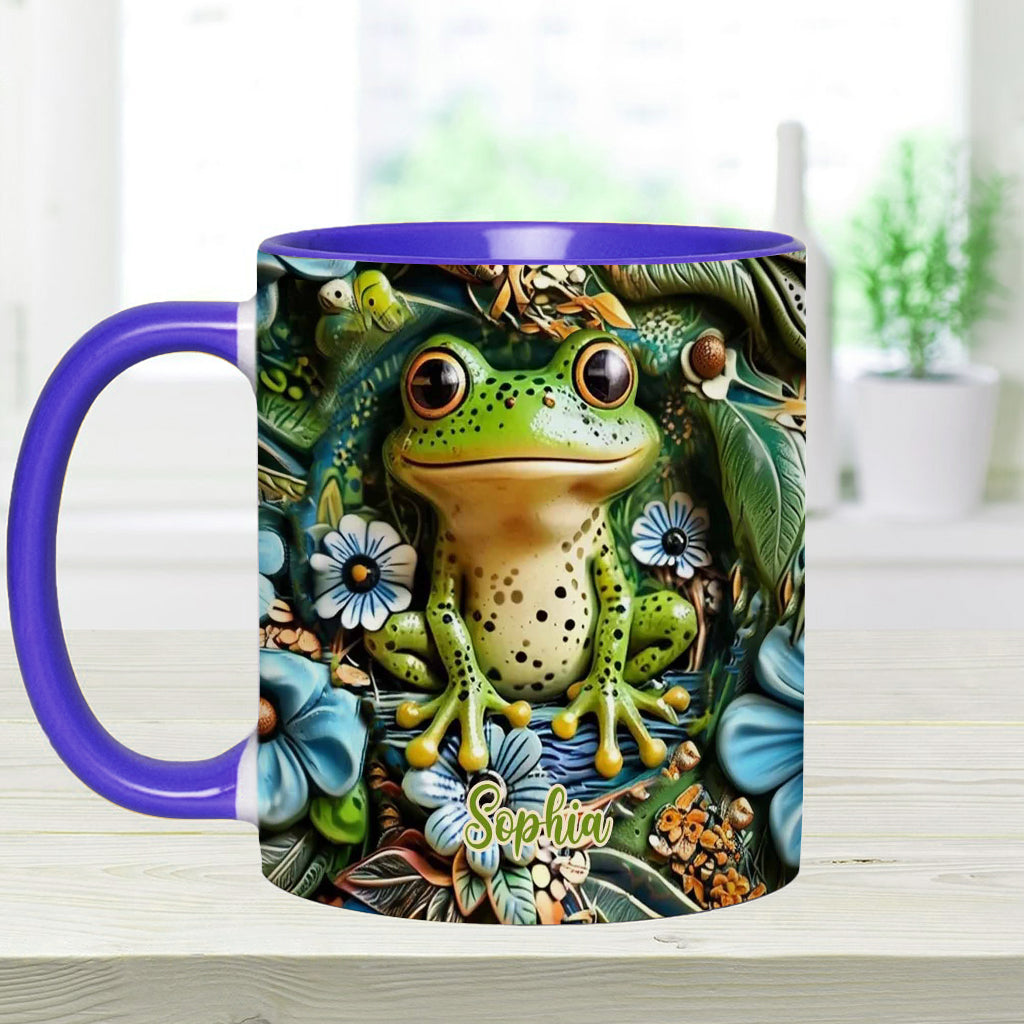 Love Frogs - Personalized Frog Accent Mug