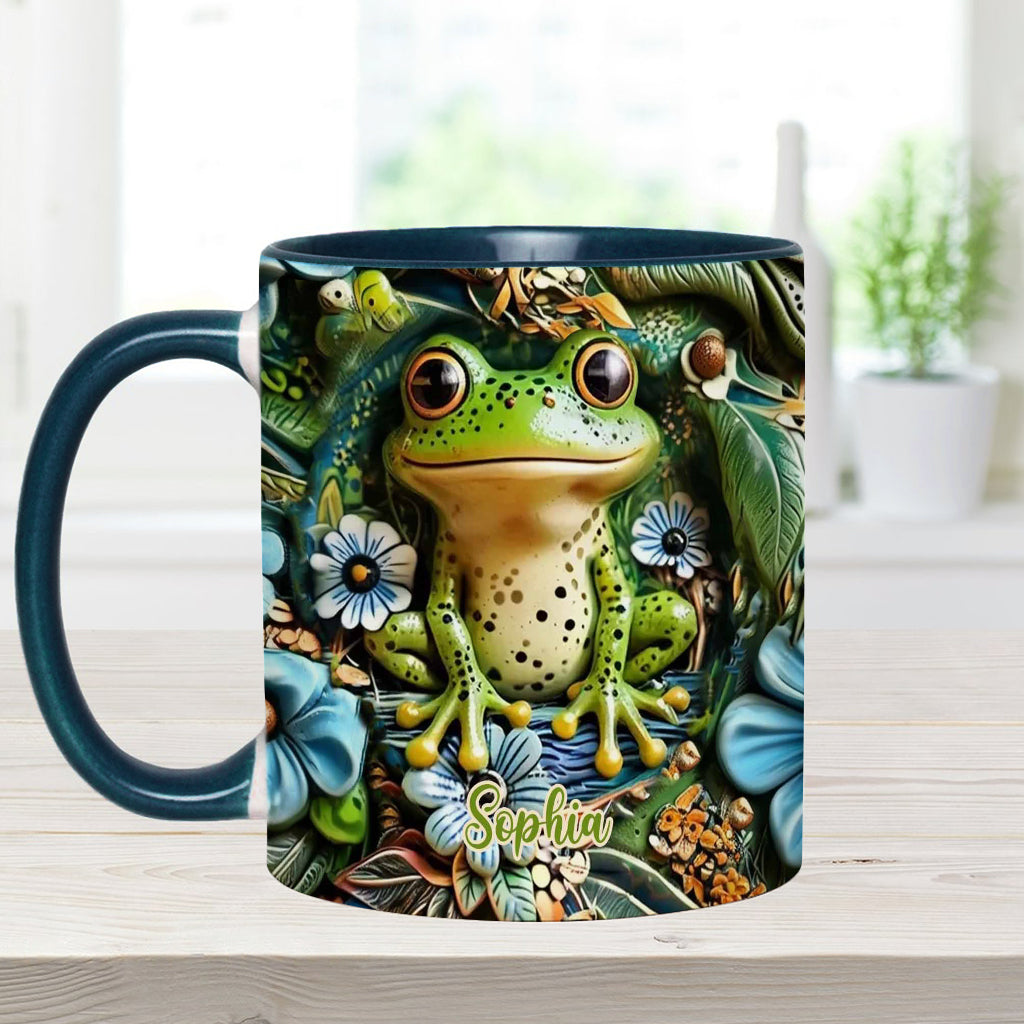 Love Frogs - Personalized Frog Accent Mug
