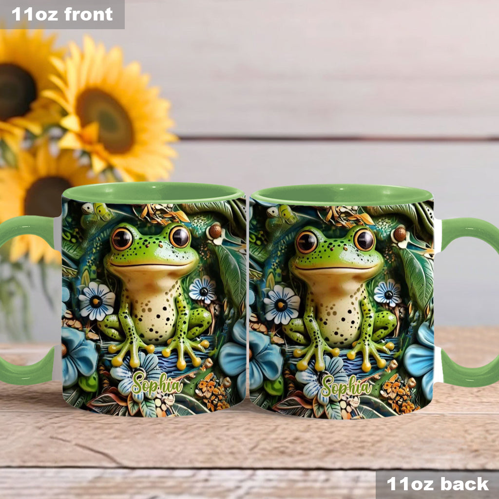 Love Frogs - Personalized Frog Accent Mug