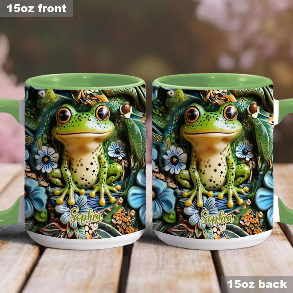 Love Frogs - Personalized Frog Accent Mug