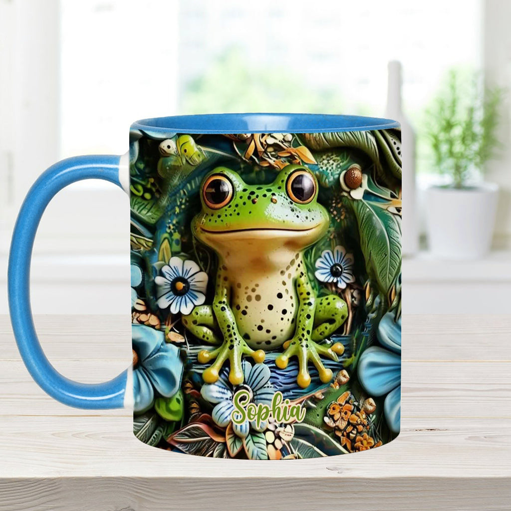 Love Frogs - Personalized Frog Accent Mug