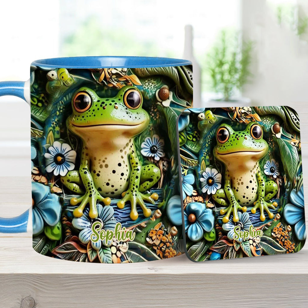 Love Frogs - Personalized Frog Accent Mug
