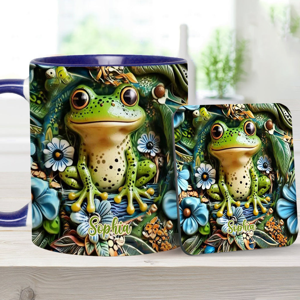 Love Frogs - Personalized Frog Accent Mug