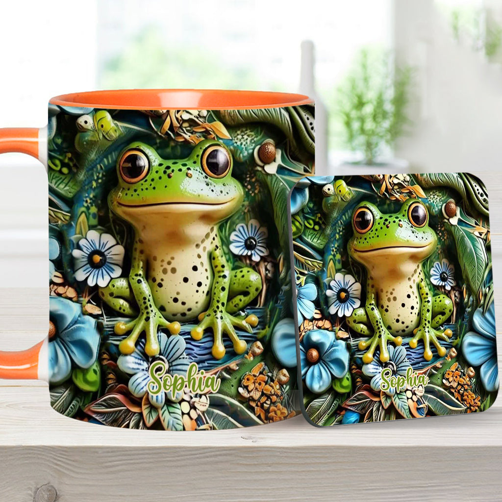 Love Frogs - Personalized Frog Accent Mug