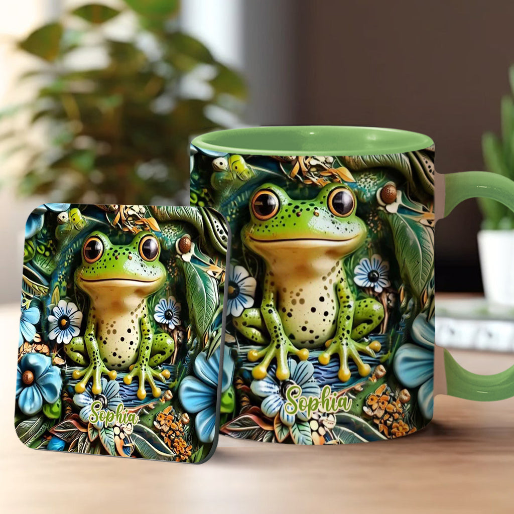 Love Frogs - Personalized Frog Accent Mug