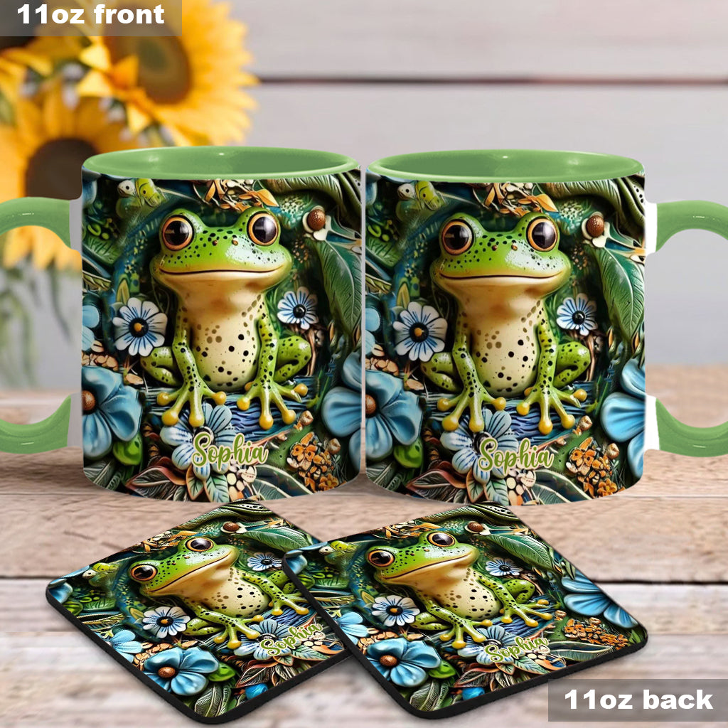 Love Frogs - Personalized Frog Accent Mug