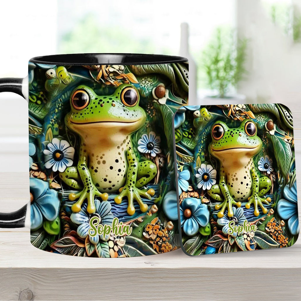 Love Frogs - Personalized Frog Accent Mug