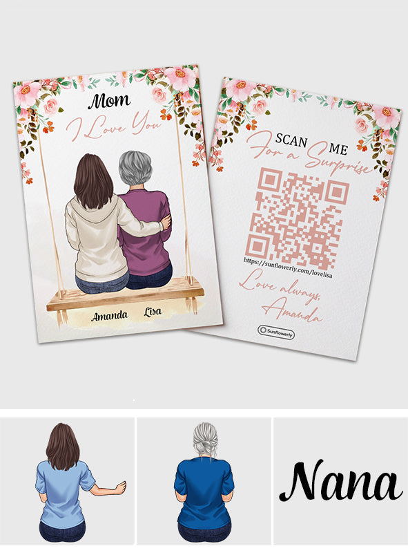I Love You - Personalized QR Greeting Card