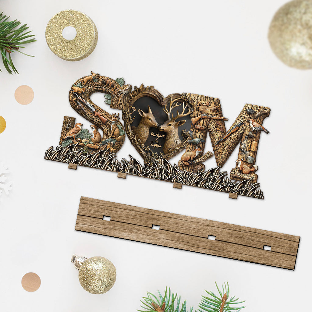 Her Buck His Doe - Personalized Hunting 1 Layered Big Freestanding