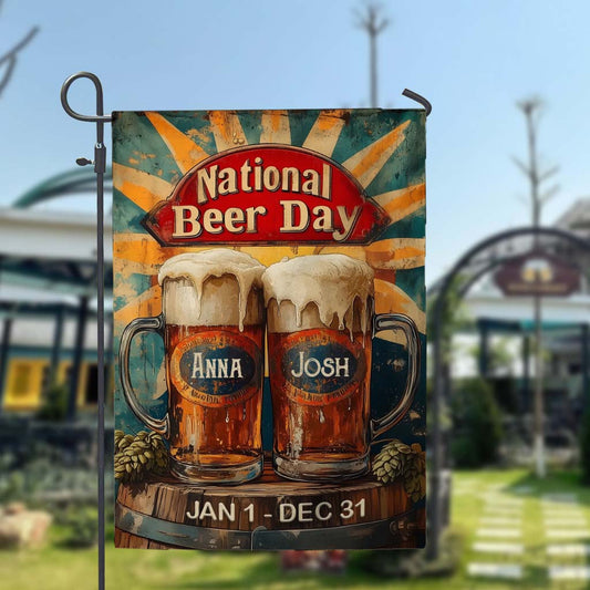 National Beer Day - Personalized Beer Garden Flag