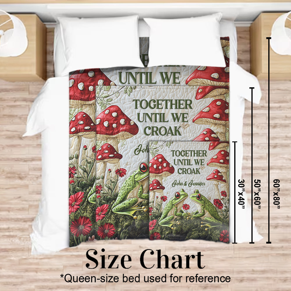 Ensemble jusqu'à la mort - Couverture grenouille personnalisée