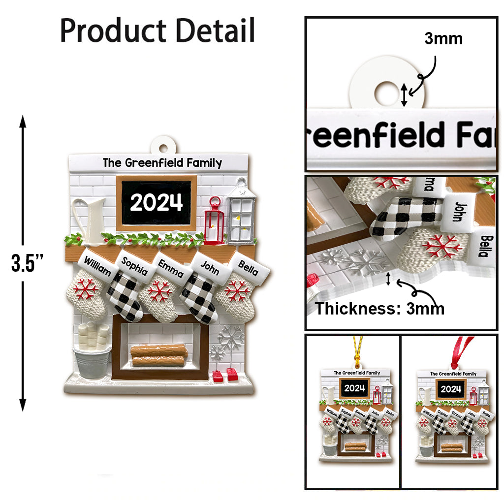 Frohe Weihnachten – Personalisierter Familienschmuck