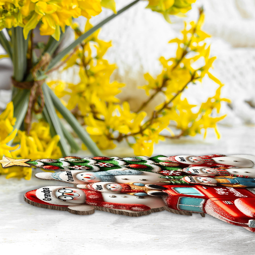 Nana & Papa's Cuties - Personalized Grandma 1 Layered Big Freestanding