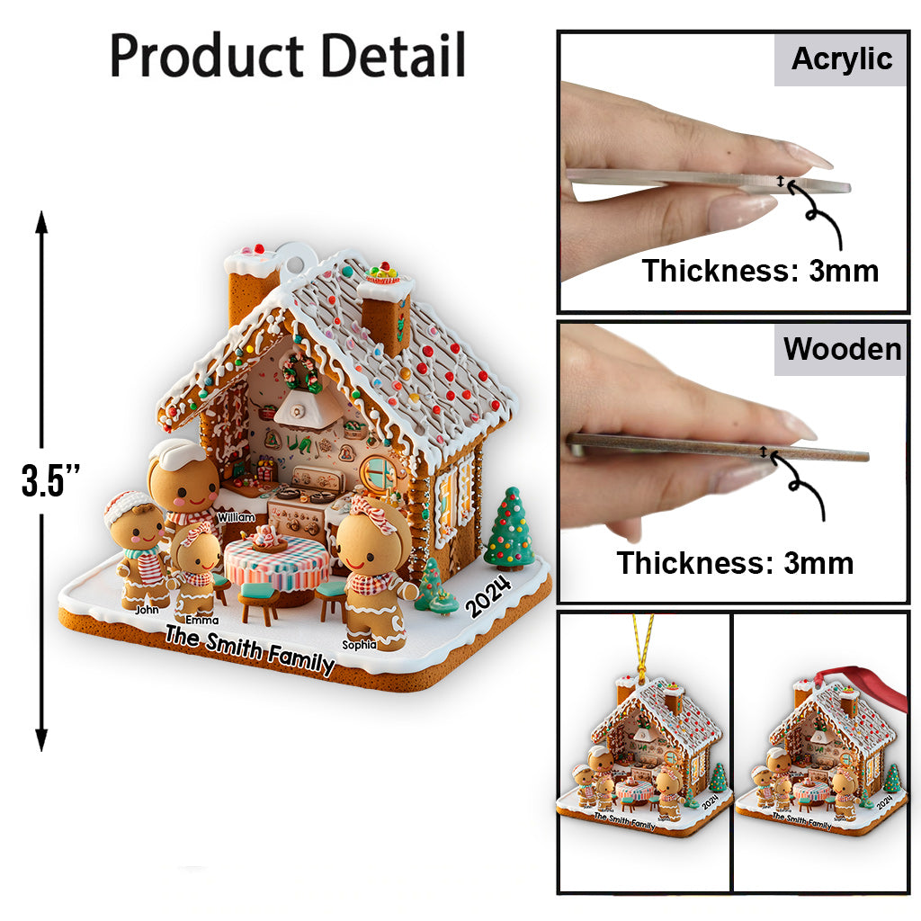 Lebkuchenfamilie – Personalisierter Familienschmuck