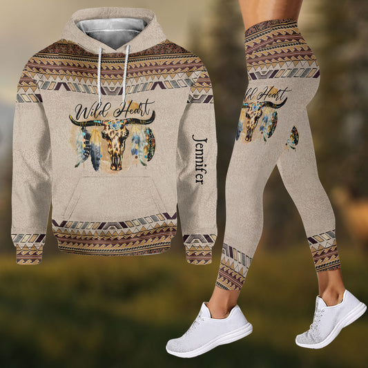 Western Girl - Personalized Western Outfit Hoodie and Leggings