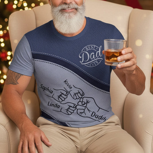 Best Dad Ever - Show Your Endless Love For Dad On This Christmas With Personalized Shirt