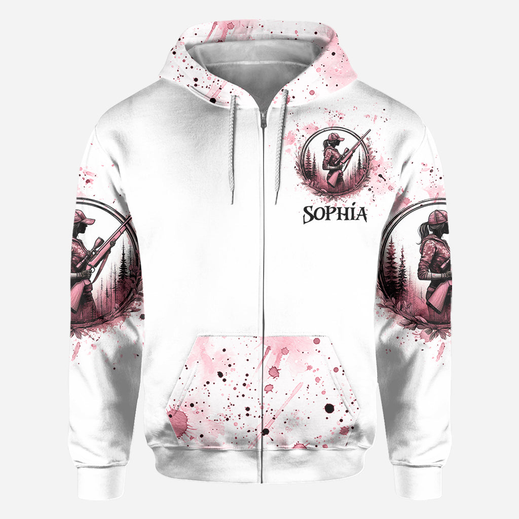 Hübsch in Pink – personalisiertes Jagd-Shirt