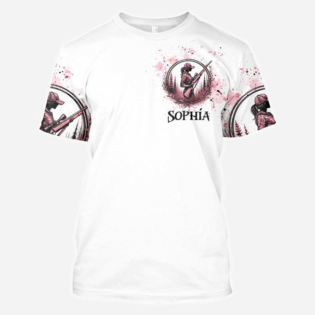 Hübsch in Pink – personalisiertes Jagd-Shirt