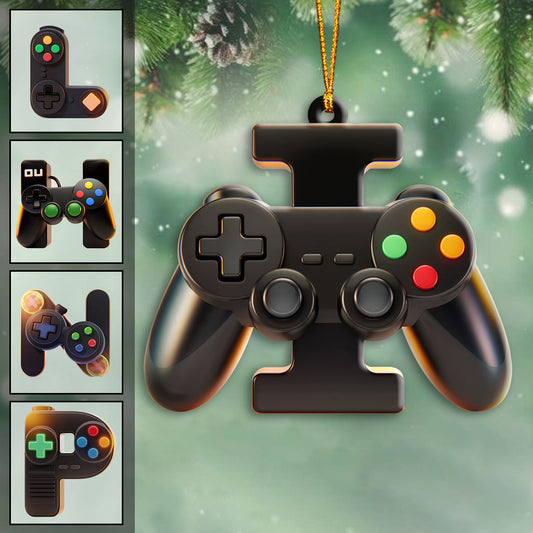 Gaming Alphabet - Personalized Kid Ornament