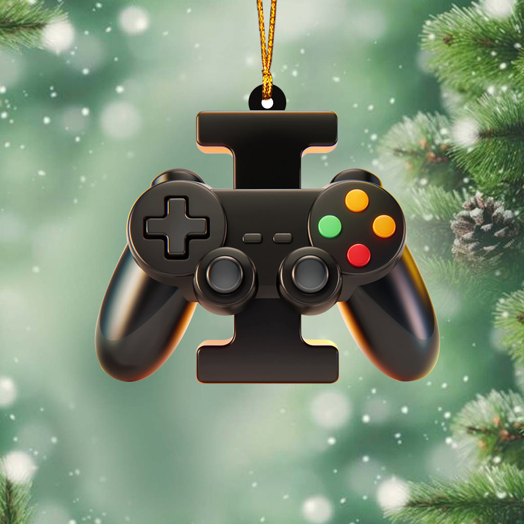 Gaming Alphabet - Personalized Kid Ornament