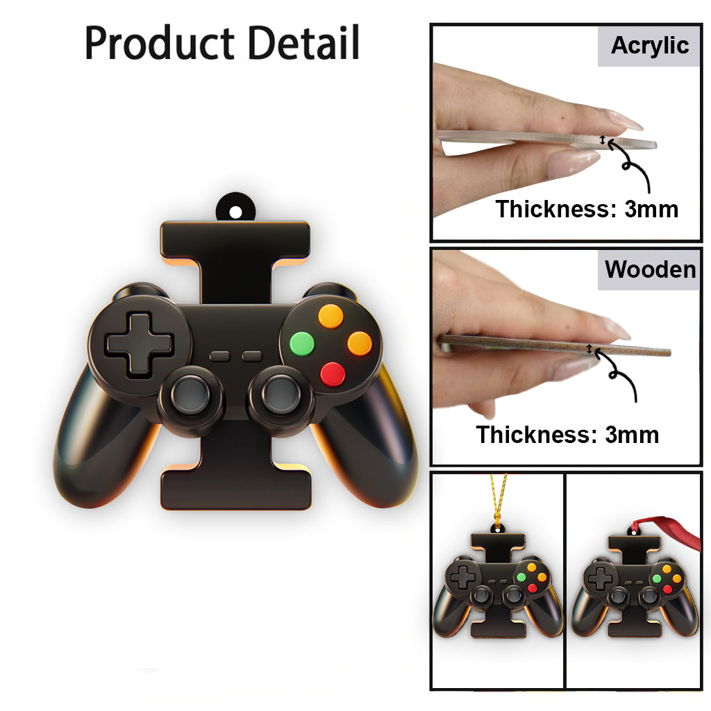 Gaming Alphabet - Personalized Kid Ornament