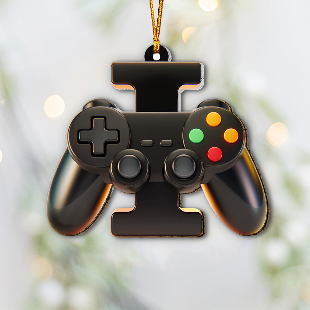 Gaming Alphabet - Personalized Kid Ornament