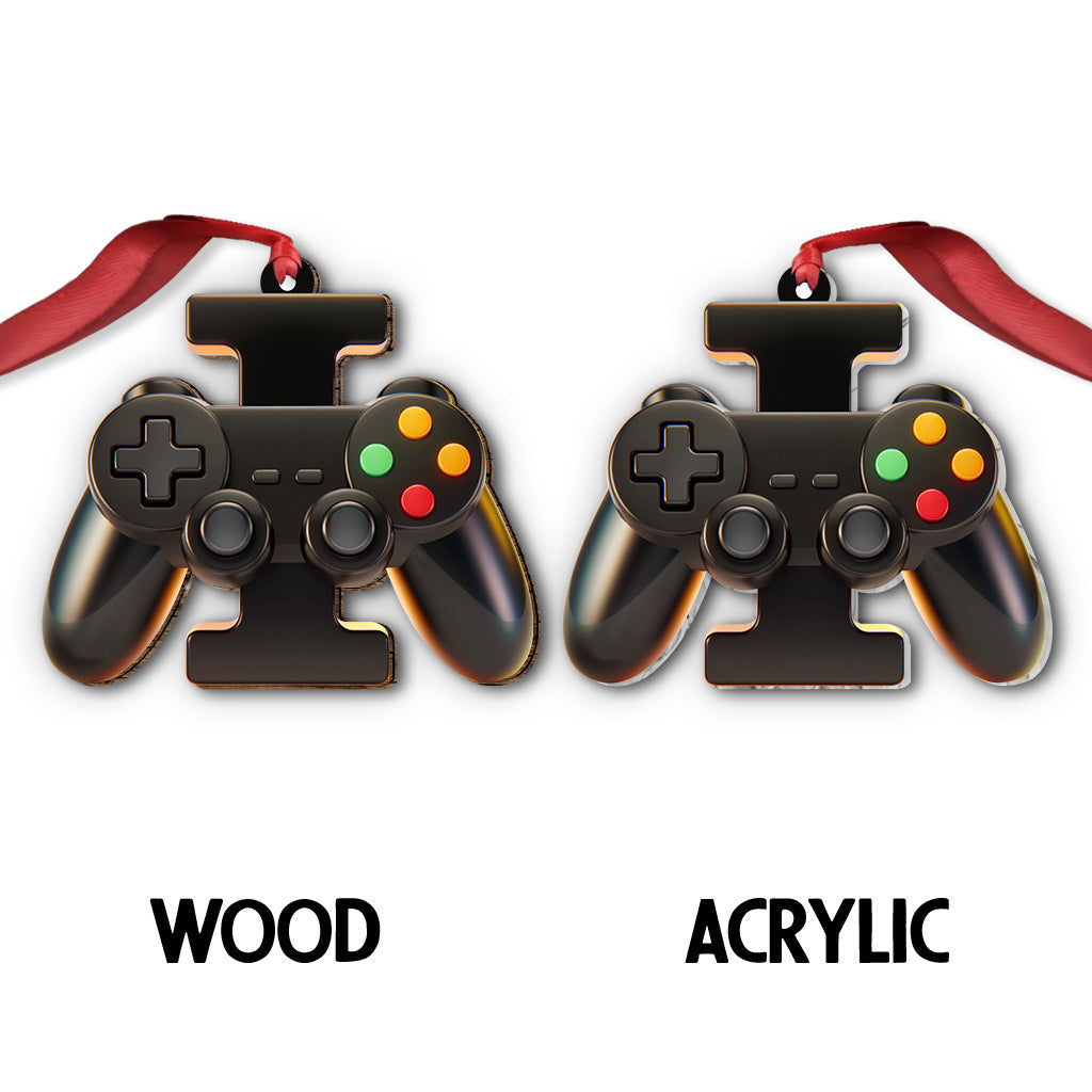 Gaming Alphabet - Personalized Kid Ornament