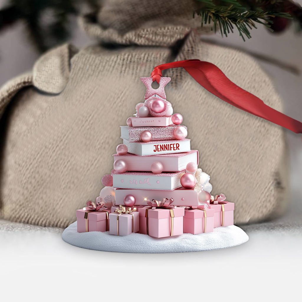 Book Christmas Tree - Personalized Book Ornament